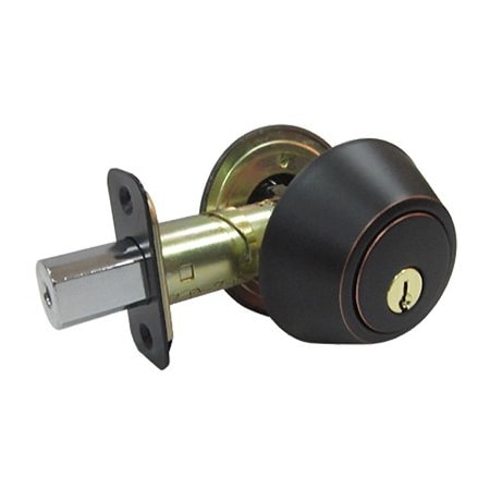 Taiwan Fu Hsing Industrial TG BRZ DBL Cyl Deadbolt DLX72 KA3Z